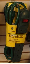 green surge protector