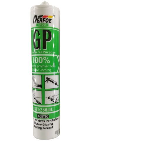 DERFOE SILICONE SEALANT CLEAR 280ML