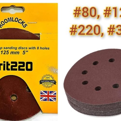 SANDPAPER 5" ROUND ALUMINUM OXIDE