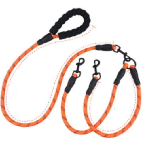 PET LEASH DOUBLE COLLAR-2DOG