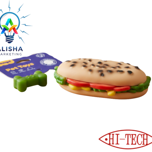 PET TOY LONG BURGER